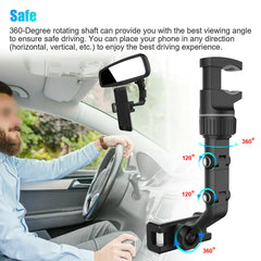 Pop Cove 360° Rearview Mirror Phone Holder